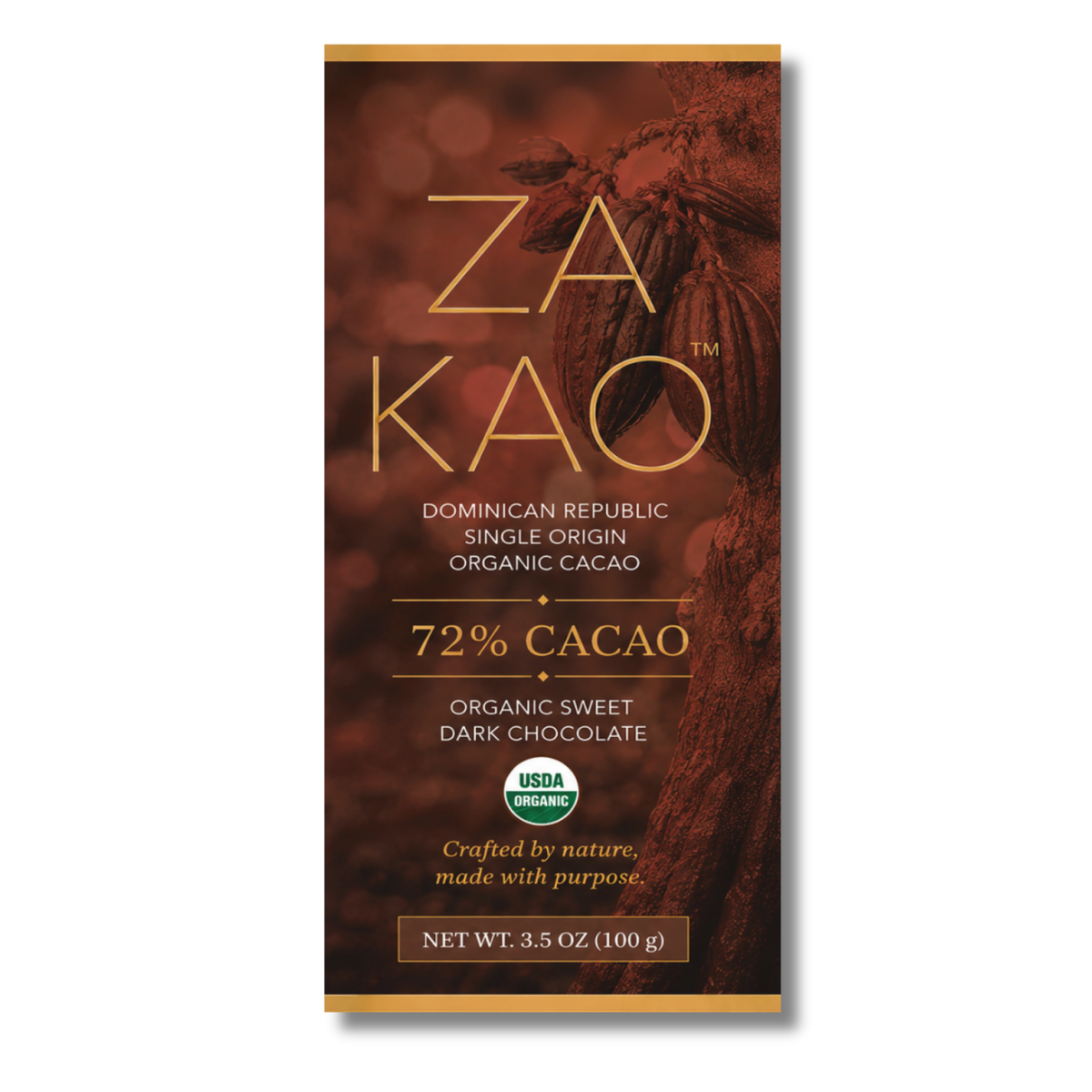 ZAKAO™ 72% Dark Chocolate